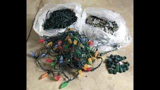 Scrapping 26.5lbs. of Christmas lights. Worth they worth upgrading to 60% appliance wire? YES