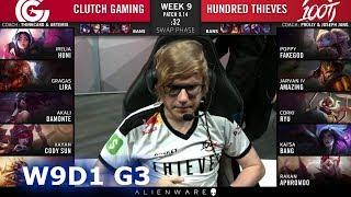 CG vs 100  Week 9 Day 1 S9 LCS Summer 2019  Clutch Gaming vs 100 Thieves W9D1