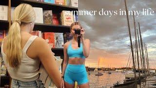 summer days in my life  new books workouts college apartment haul