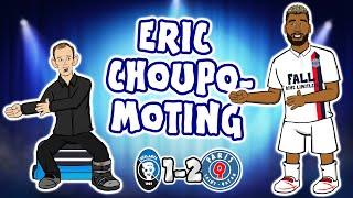 ERIC CHOUPO-MOTING PSG beat Atalanta 2-1 Champions League Parody Goals Highlights Neymar Mbappe