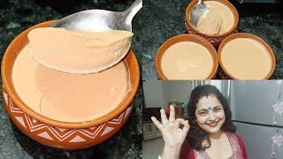 BENGALI AUTHENTIC MISHTI DOI RECIPE  ONLY 3 INGREDIENTS DESSERT RECIPE  EASY INDIAN DESSERT RECIPE