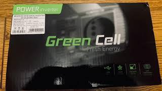 Аварійнерезервне живлення інвертор green cell 300 600W 220 в для ноутбукателевізоракомп’ютера