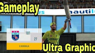 Real Cricket 19 Gameplay Ultra Graphics Note 7 pro