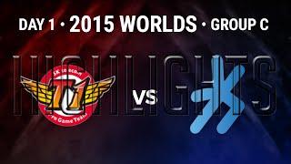 SKTelecom T1 vs H2K HIGHLIGHTS  S5 Worlds 2015 Group Stage Day 1 Game 3  SKT vs H2K D1G3