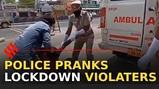 Tamil Nadu Police Plays Prank on Lockdown Violaters  Police Corona Prank