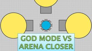 GOD MODE vs ARENA CLOSER  SANDBOX MODE  diep.io