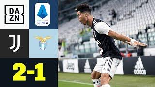 Doppelpack CR7 Juve so gut wie Meister Juventus - Lazio Rom 21  Serie A  DAZN Highlights