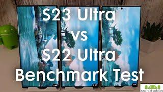 Galaxy S23 Ultra vs S22 Ultra Benchmark Test - GeekBench 6 AnTuTu