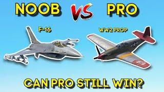 NOOB in F-16 VS PRO in Lower BR Plane - Pro Wins Plane Gets Worse - WAR THUNDER