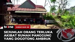 Detik-detik Rumah Panggung Roboh Saat Digotong  Kabar Hari Ini tvOne