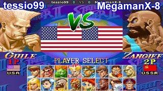 Super Street Fighter II X Grand Master Challenge - tessio99 vs MegamanX-8