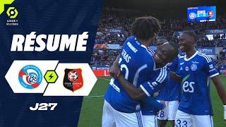 RC STRASBOURG ALSACE - STADE RENNAIS FC 2 - 0 - Résumé - RCSA - SRFC  2023-2024