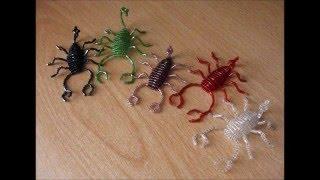 Scorpioni con perline di conteria - Beaded scorpion