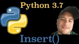 Python 3.7 Insert List Method In Python