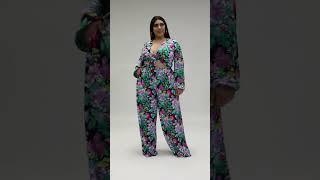 Gorgeous Plus size Fashion Model  Curvy women model  Looking Pretty in Caisey pant set