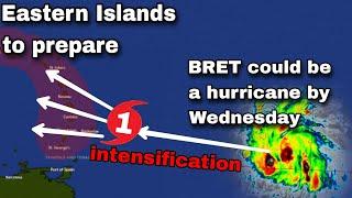 Brewing Hurricane BRET? Caribbean to brace for impacts  Invest 93L update