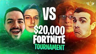 $20000 FRIDAY FORTNITE TIEBREAKER - With FaZe Cizzorz vs Dr. Lupo and Gingerpop