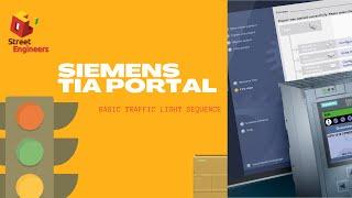 Basic Traffic Light  Programming in SIEMENS TIA PORTAL  TIA 15.1  PLCSIM  HMI