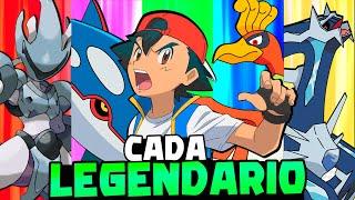 Pokémon LEGENDARIOS que ASH CONOCE ️de KANTO a SINNOH