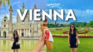 FIRST TIME SOLO TRAVELLING TO VIENNA AUSTRIA   3-Day Solo Travel Vlog