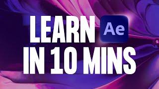 Learn After Effects in 10 Minutes Beginner Tutorial