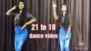 21 te 18   Dance video  cute jaatni  veet Baljit  latest punjabi songs 2022