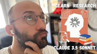 How to Use Claude 3.5 Sonnet & Artifacts for Studying Learning & Research