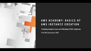 AWS Academy Basics of AWS Instance Creation
