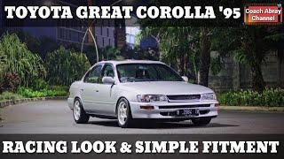 Cinematic Great Corolla 1995 Simple Fitment and Racing Look Mesin Turbo