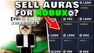 You Can Sell Your Auras For ROBUX In This RNG GAME...