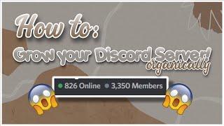 How to GROW your Discord Server in 2021 ️  Discord tutorial