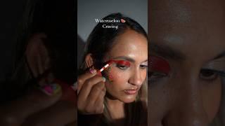 Watermelon eyeshadow tutorial