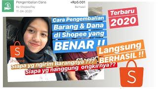 Cara pengembalian barang & Dana di shopee  cara retur di shopee