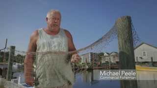 How to Mend a Net with Commerical Fisherman Michael Oden Peele
