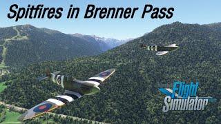 Spitfire - Sterzing through the Brenner Pass to Innsbruck