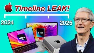 M4 MacBooks Release Date - M4 LAUNCH TIMELINE LEAKED