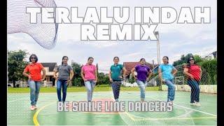 Terlalu Indah Remix Demo Be Smile Line Dancers