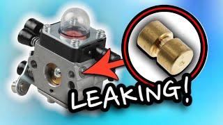 ZAMA CARBURETTOR FLOODING - ACCELERATOR PUMP FIX - FREE & EASY