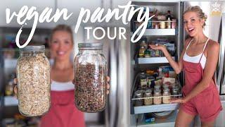 Plant-based Vegan Pantry Tour  Vitamins Supplements Superfoods Grains Beans & More