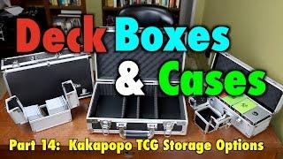 MTG - Deck Boxes 14 - A Review of KakaPopo TCG for Magic The Gathering Pokemon and more