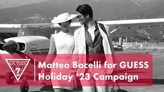 Matteo Bocelli for GUESS Holiday 23 Campaign  Forte dei Marmi Italy