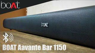 BOAT Aavante Bar 1150 60w RMS Bluetooth Soundbar  Unboxing and Review with Sound Quality Test