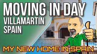 MOVING INTO MY NEW APARTMENT IN VILLAMARTIN SPAIN - COST OF MY APARTMENT