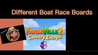Farmville 2 Country Escape Boat Race Boards