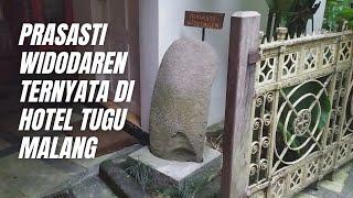 Prasasti Widodaren Masih Utuh di Hotel Tugu Malang