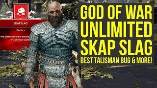 God of War New Game Plus UNLIMITED Skap Slag Tactic Talisman Bug & More God of War 4 New Game Plus