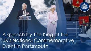 A speech by The King at the UKs National Commemorative Event in Portsmouth to mark #DDay80