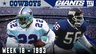 The Emmitt Smith Game Cowboys vs. Giants 1993  NFL Vault Highlights