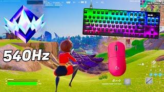 SteelSeries Apex Pro TKL ASMR  Solo Gameplay  Satisfying Keyboard Fortnite 360 FPS 4K