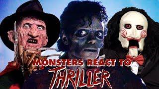 Monsters React To Michael Jackson Thriller - SONG RANTS